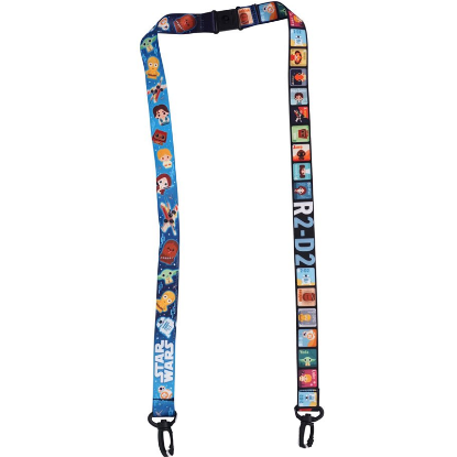 Picture of Star Wars R2-D2 Deluxe Travel Lanyard With Zipper Pouch Card Holder  25 Inch Strap
