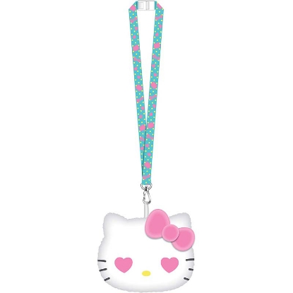 Picture of Hello Kitty Deluxe Lanyard With Pouch Card Holder