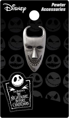 Picture of Nightmare Before Christmas Lock Mask Pewter Lapel Pin