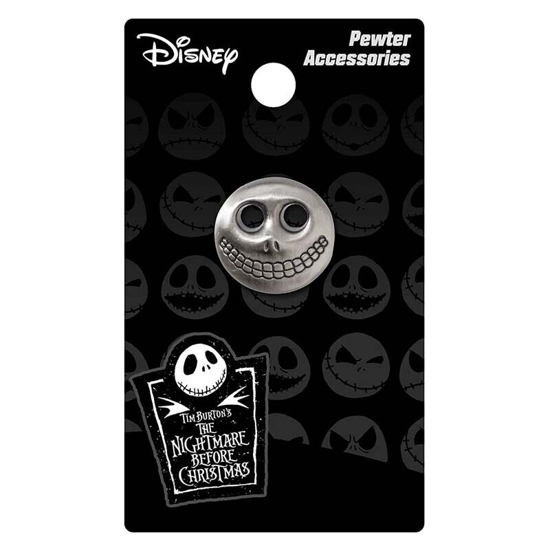Picture of Nightmare Before Christmas Barrel Mask Pewter Lapel Pin