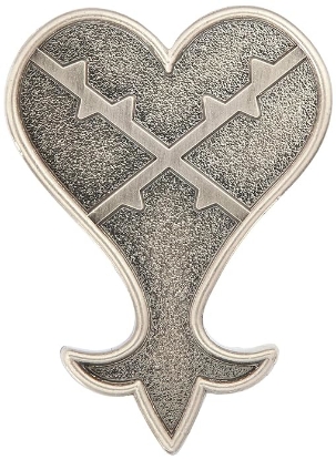 Picture of Disney Kingdom Hearts Heartless Crest Pewter Lapel Pin