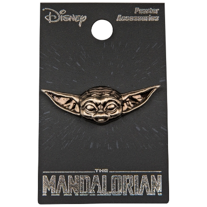 Picture of Star Wars The Mandalorian Child Din Grogu Head Pewter Lapel Pin