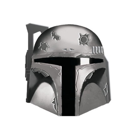Picture of Star Wars Boba Fett Helmet Pewter Lapel Pin Silver