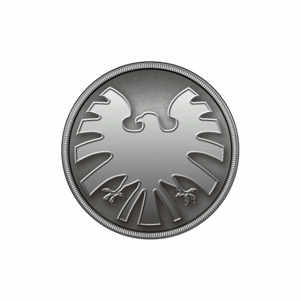 Picture of Marvel Avengers Eagle Logo Silver Pewter Lapel Pin