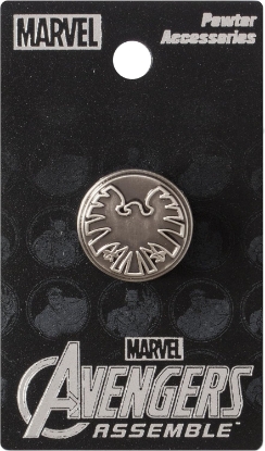 Picture of Marvel Avengers Eagle Logo Silver Pewter Lapel Pin