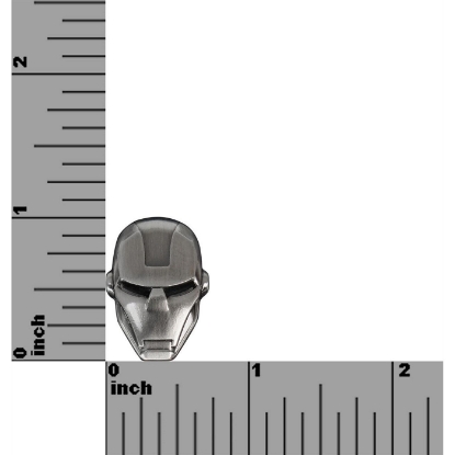 Picture of Marvel Avengers Assemble Iron Man Head Pewter Lapel Pin Silver Color