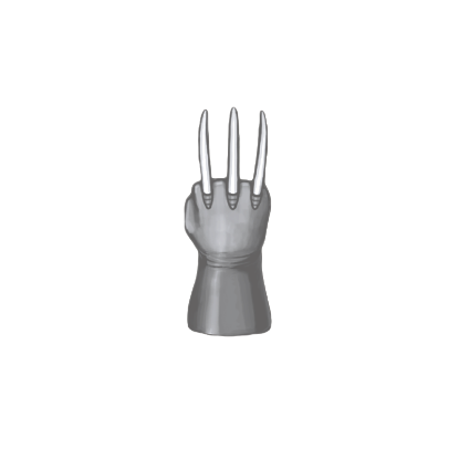 Picture of Marvel Wolverine X-Men Hand Pewter Lapel Pin
