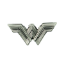 Picture of DC Comics Wonder Woman Logo Pewter Lapel Pin Silver Color