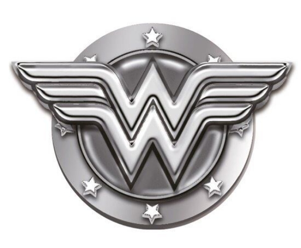 Picture of Dc Comics Wonder Woman Classic Symbol Pewter Lapel Pin Silver Color