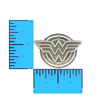 Picture of Dc Comics Wonder Woman Classic Symbol Pewter Lapel Pin Silver Color