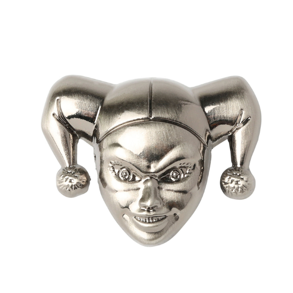 Picture of DC Comics Harley Quinn Head Pewter Lapel Pin Silver Gray