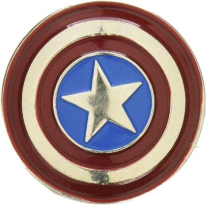 Picture of Marvel Captain America Shield Colored Pewter Lapel Pin