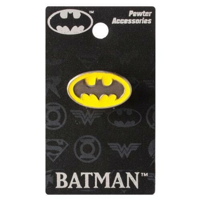 Picture of DC Comics Batman Colored Logo Pewter Lapel Pin
