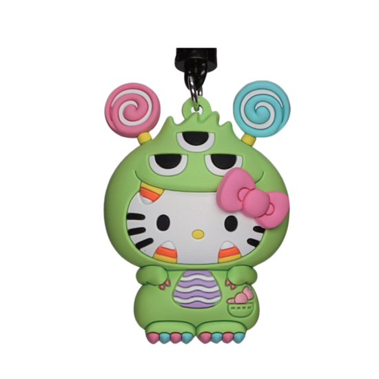 Picture of Hello Kitty Green Kaiju Lollipop 3D Foam Bag Clip