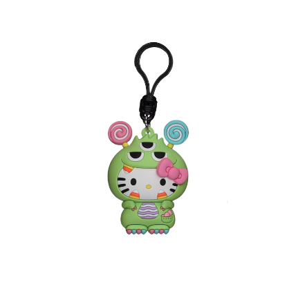Picture of Hello Kitty Green Kaiju Lollipop 3D Foam Bag Clip