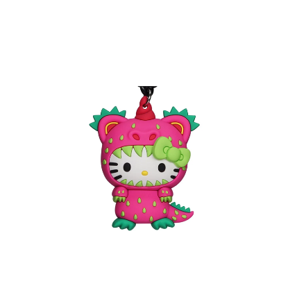Picture of Hello Kitty Strawberry Red Kaiju 3D Foam Bag Clip