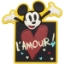 Picture of Disney  Mickey Mouse L'Amour! Soft Touch Magnet