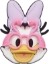 Picture of Daisy Duck With Sunglasses PVC Soft Touch Magnet Pink