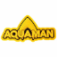 Picture of DC Comics Aquaman Logo With Name Soft Touch PVC Magnet