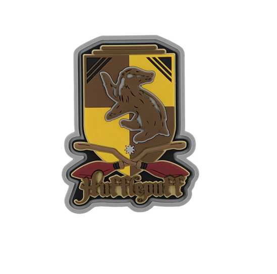 Picture of Harry Potter Hufflepuff Quidditch Logo Soft Touch PVC Magnet