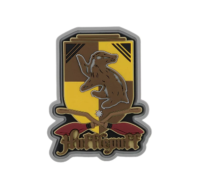 Picture of Harry Potter Hufflepuff Quidditch Logo Soft Touch PVC Magnet