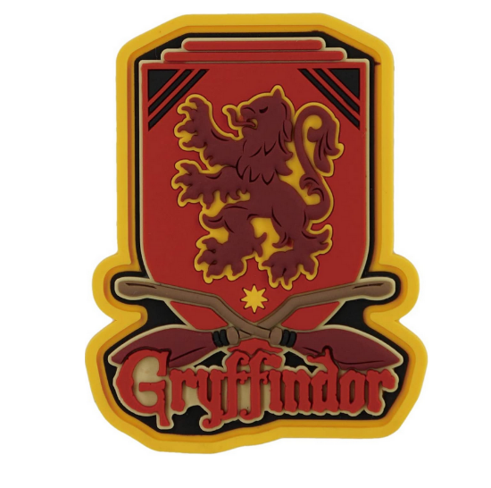 Picture of Harry Potter Gryffindor Quidditch Logo Soft Touch Magnet