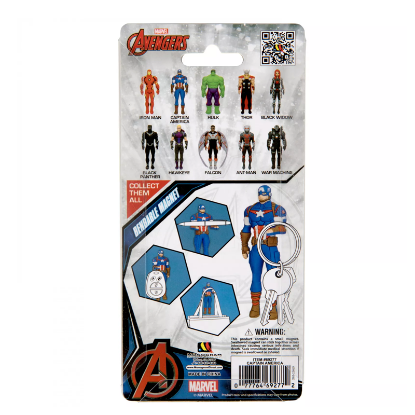 Picture of Marvel Captain America Character Bendable Magnet Multi-Color