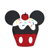 Picture of Disney Mickey Mouse Cupcake 3D Novelty Magnet