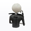 Picture of Nightmare Before Christmas Jack Skellington Bust Style Piggy Bank