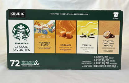 Picture of Starbucks K-Cups Variety Pack Coffee 72 ct.