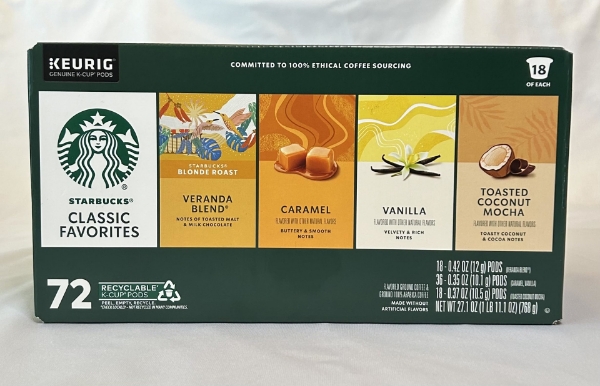 Picture of Starbucks K-Cups Variety Pack Coffee 72 ct.