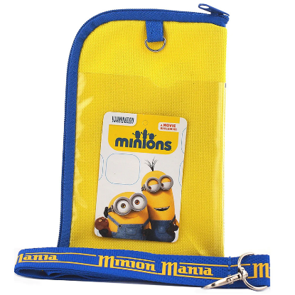 Picture of Despicable Me Minions Cellphone Case with Lanyard and ID Holder