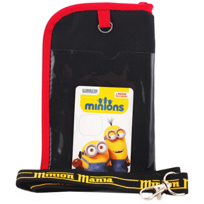 Picture of Despicable Me Minions Cellphone Case with Lanyard and ID Holder