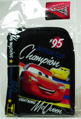 Picture of Disney Pixar Cars Lightning McQueen Cellphone Case with Lanyard and ID Holder