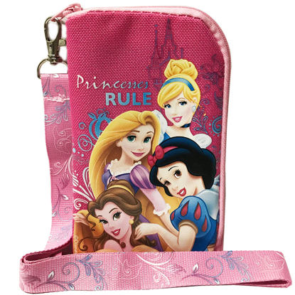 Picture of Disney Princess Cellphone Case with Lanyard and ID Holder