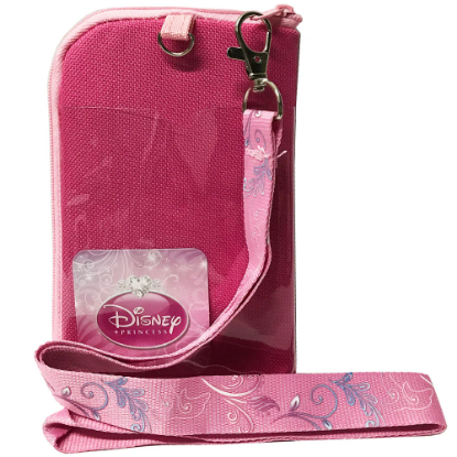 Picture of Disney Princess Cellphone Case with Lanyard and ID Holder