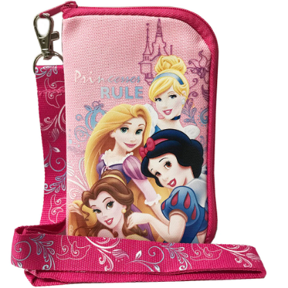 Picture of Disney Princess Cellphone Case with Lanyard and ID Holder