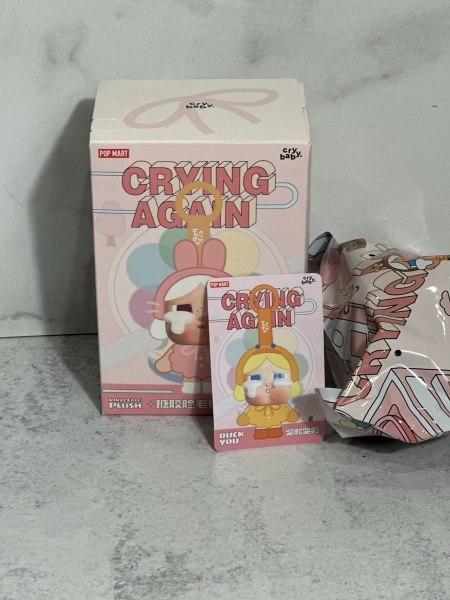 Picture of Labubu 2025 New Crybaby Crying Again Series Vinyl Blind Box Guess Bag Mystery Box big size