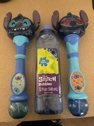 Picture of Licensed Character Light-Up Bubble Wands with Bubble Solution, 2 pk (Stitch)