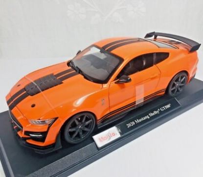 Picture of Maisto Special Edition 1/18 Diecast Ford Mustang Shelby GT500 Orange