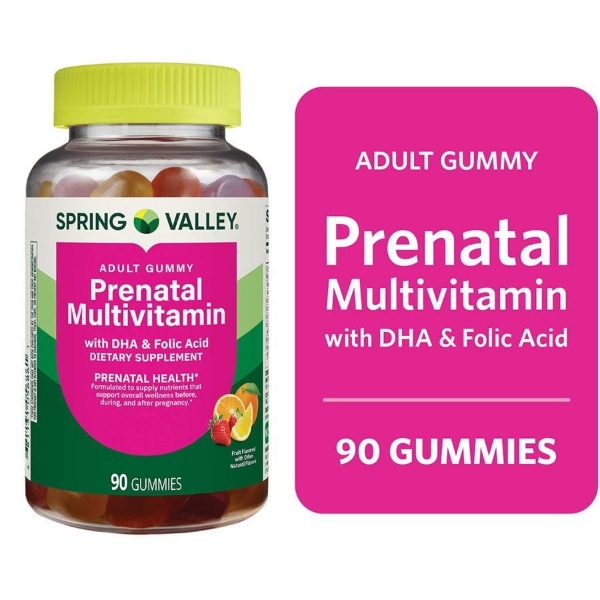 Picture of Spring Valley Organic Prenatal Multivitamin Vegetarian Gummies 90ct