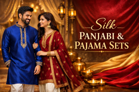 Picture for category Silk Panjabi & Pajama Sets