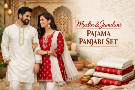 Picture for category Muslin & Jamdani Pajama Panjabi Set
