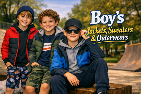 Picture for category Boy's Jackets, Sweaters & Outerwears