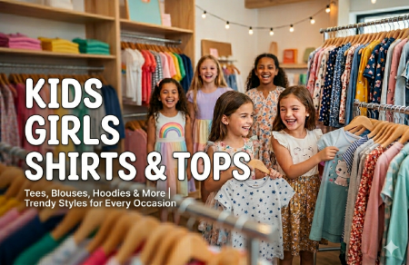 Picture for category Kids Girls Shirts & Tops