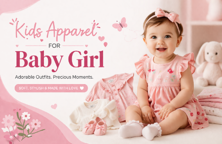 Picture for category Kids Apparel For Baby Girl