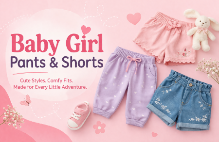 Picture for category Baby Girl Pants & Shorts