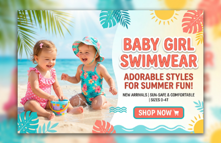 Picture for category Baby Girl Swimwear