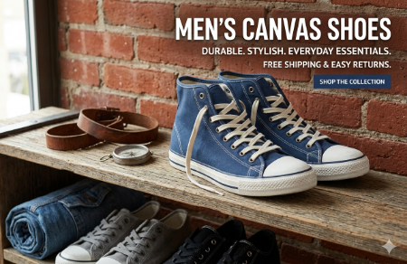 Picture for category Men's Canvas Shoes