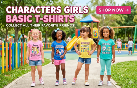 Picture for category Disney Girls Basic T-Shirts